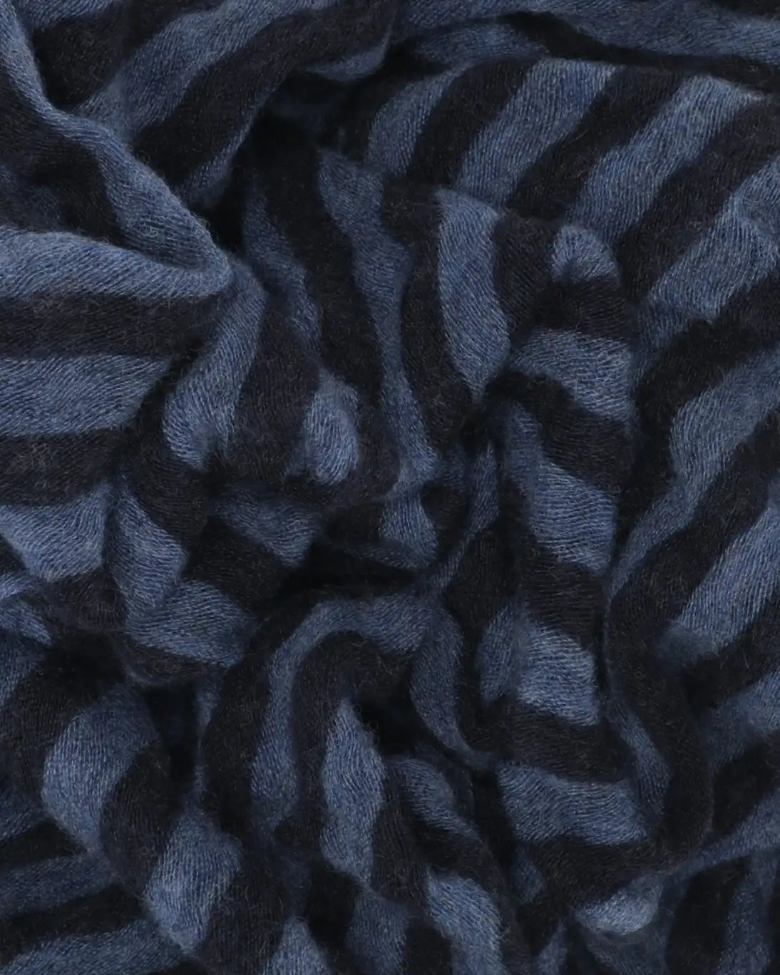 BUFANDA DE CASHMERE RAYAS AZULES BOTTO GIUSEPPE