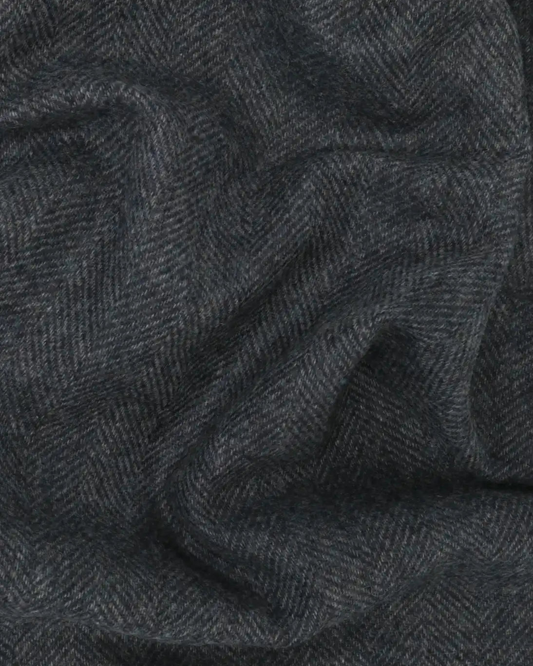 BUFANDA DE ESPIGA AZUL CASHMERE FULHAM