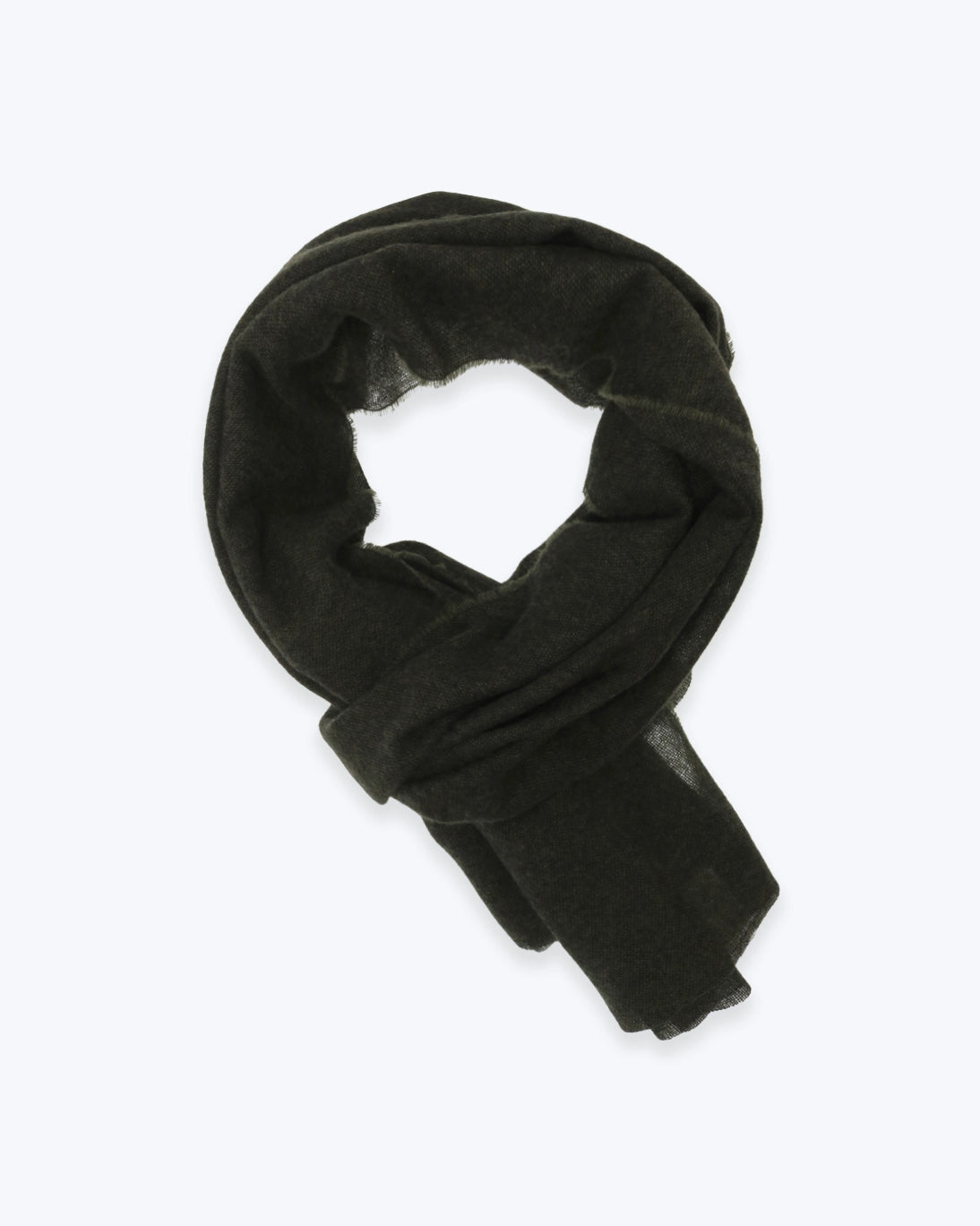 BUFANDA DE CASHMERE VERDE OSCURO FULHAM