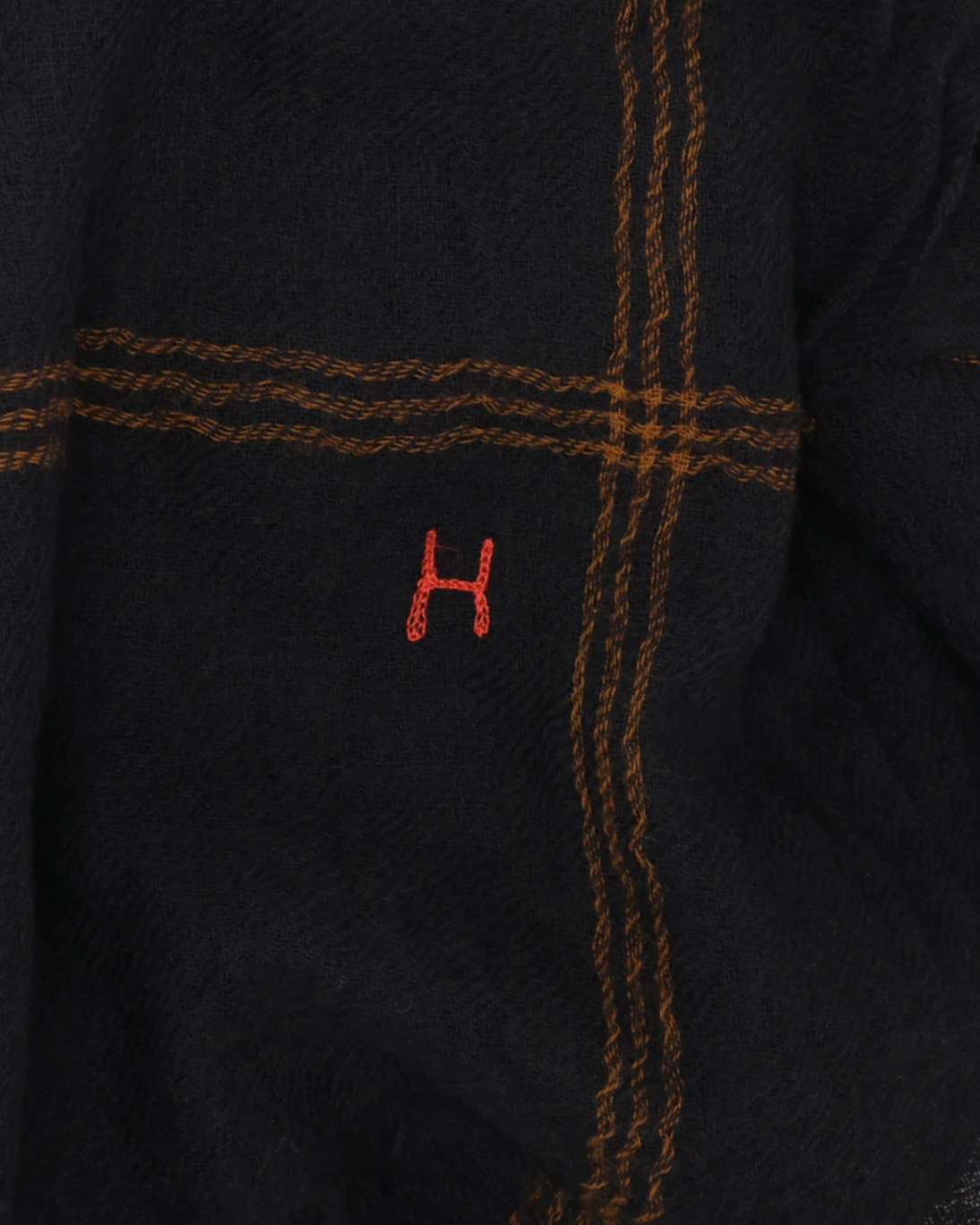 BUFANDA DE LANA CUADROS NAVY HARTFORD