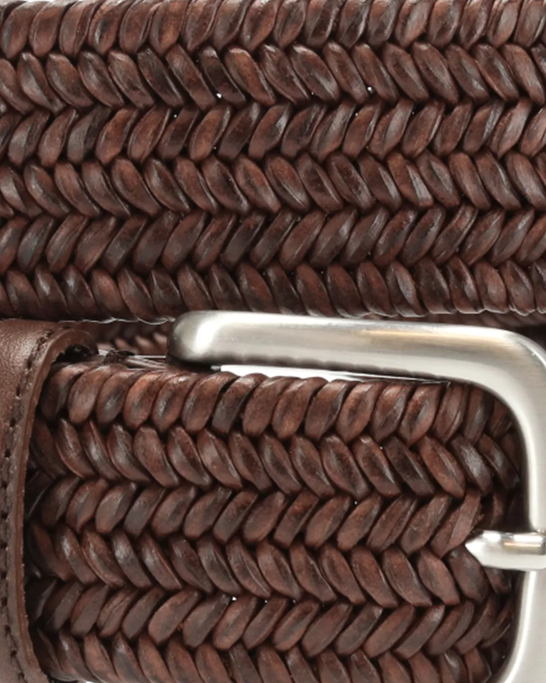 CINTURÓN DE PIEL MARRÓN GAVAZZENI