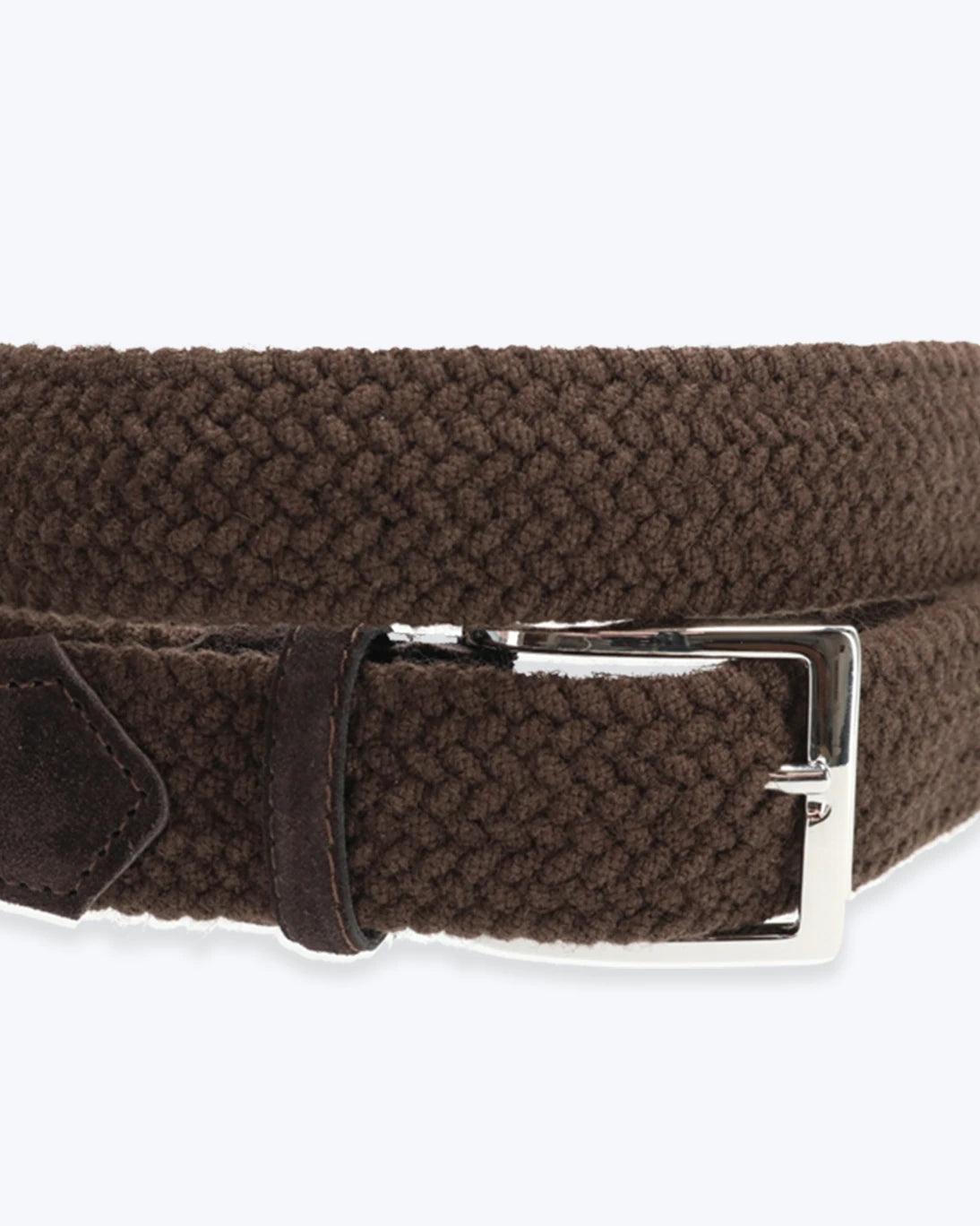 CINTURÓN TRENZADO ELÁSTICO MARRÓN ATHISON