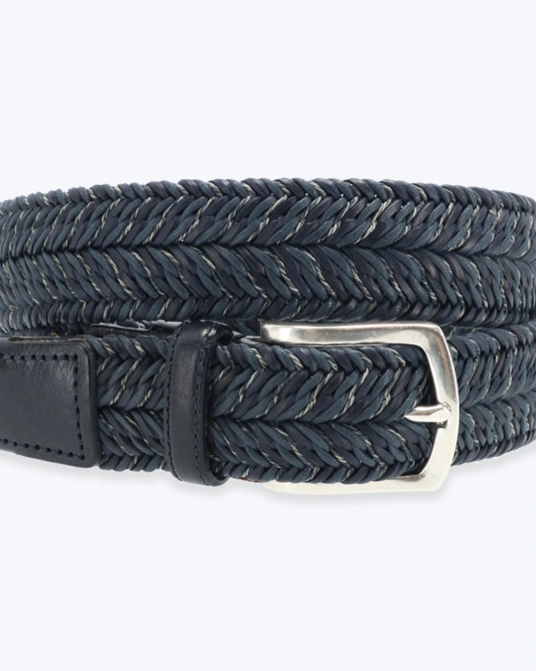 CINTURÓN DE PIEL AZUL ESPIGA GAVAZZENI