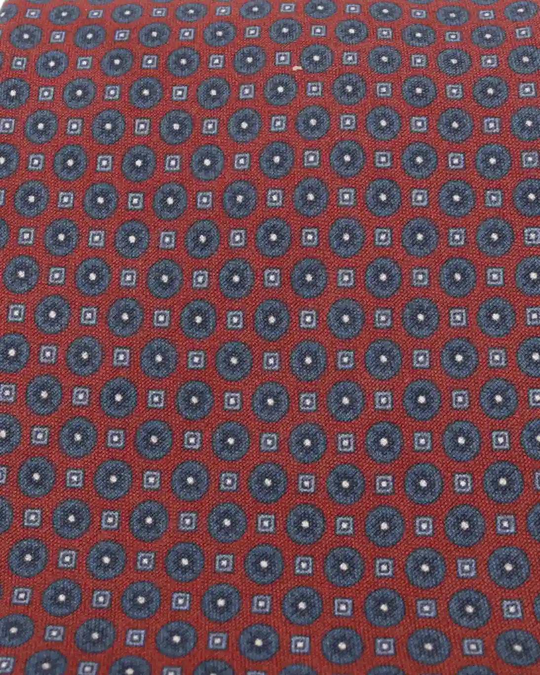 CORBATA DE SEDA BURDEOS ESTAMPADA FULHAM