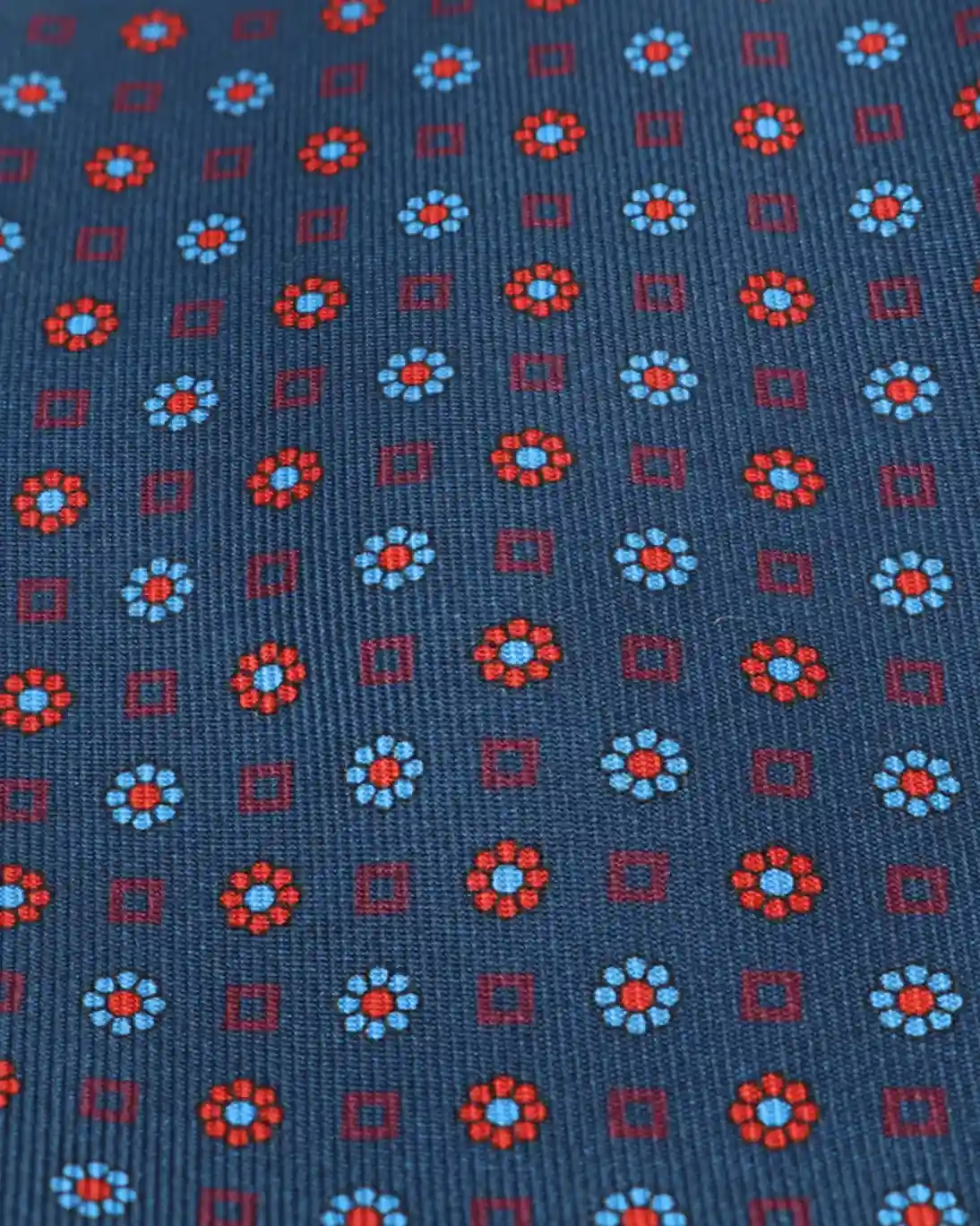 CORBATA DE SEDA AZUL PETRONIUS