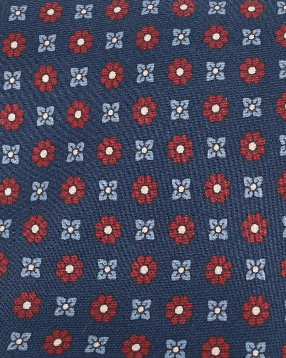 CORBATA DE SEDA NAVY CON FLORES FULHAM