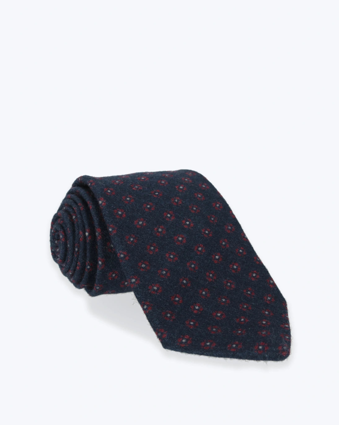 CORBATA NAVY FLOR ROJA FULHAM
