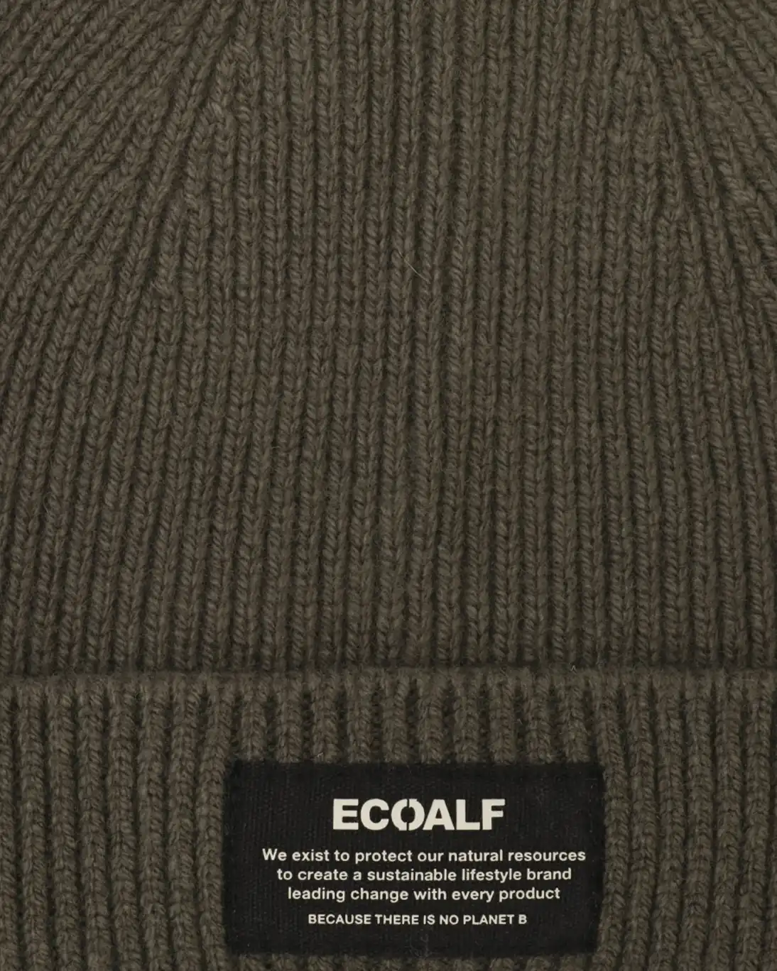 GORRO VERDE DE LANA ECOALF