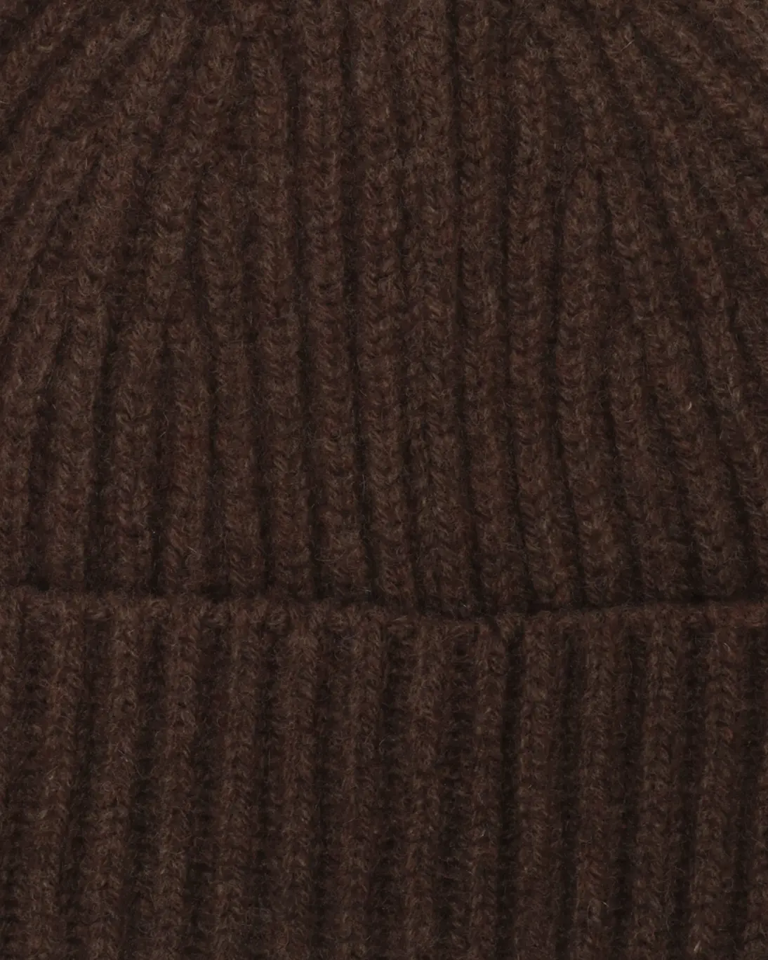 GORRO DE CASHMERE MARRÓN FULHAM