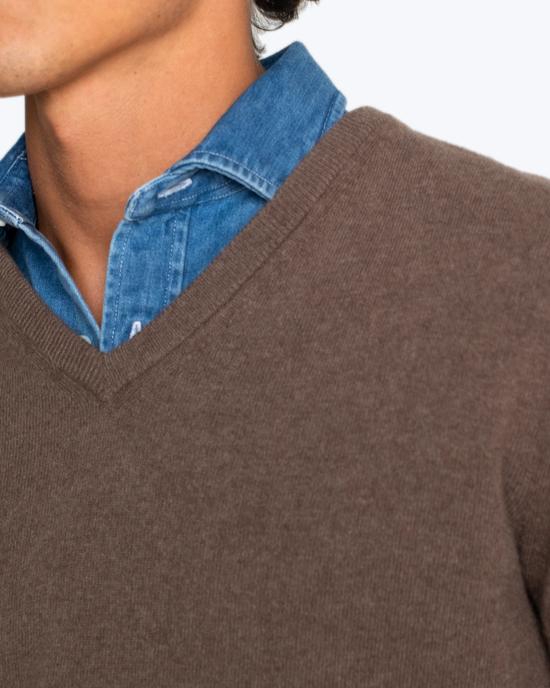 JERSEY DE PICO MARRÓN TWAY