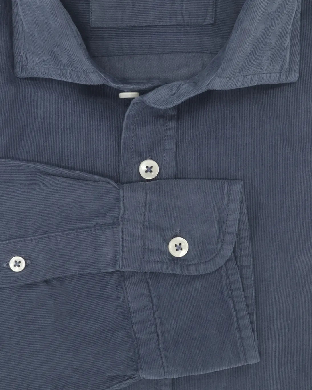CAMISA DE MICROPANA AZUL OSCURO TWAY