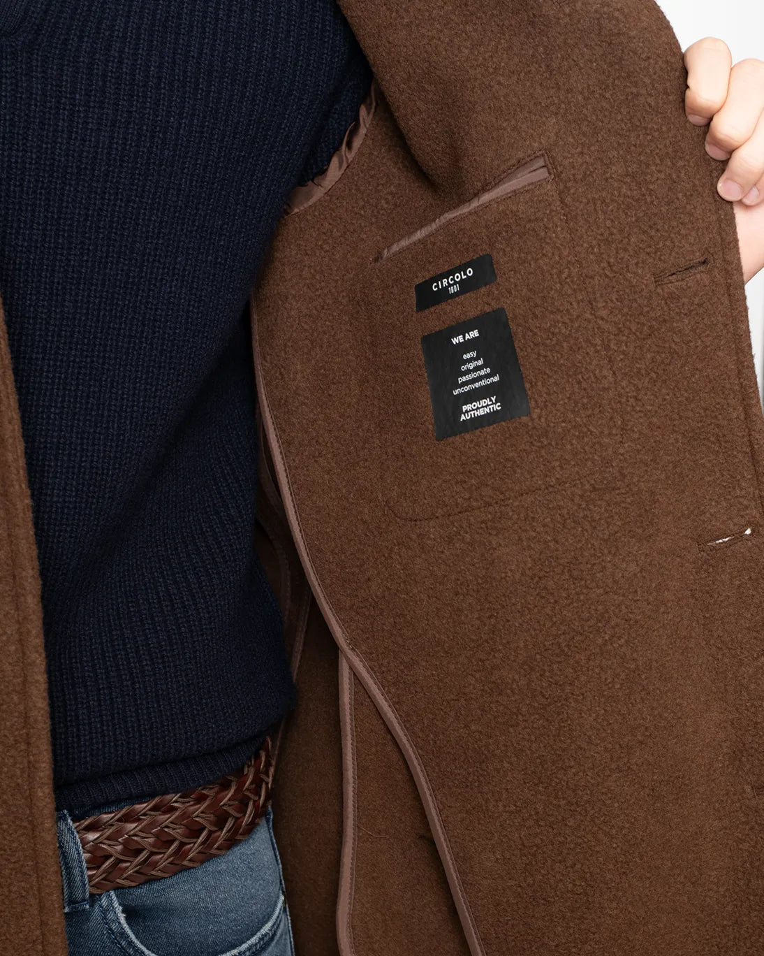 ABRIGO MARRÓN CIRCOLO