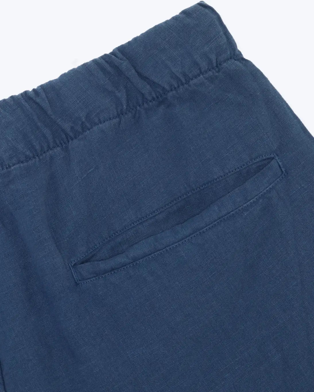 BERMUDAS DE LINO AZUL HARTFORD