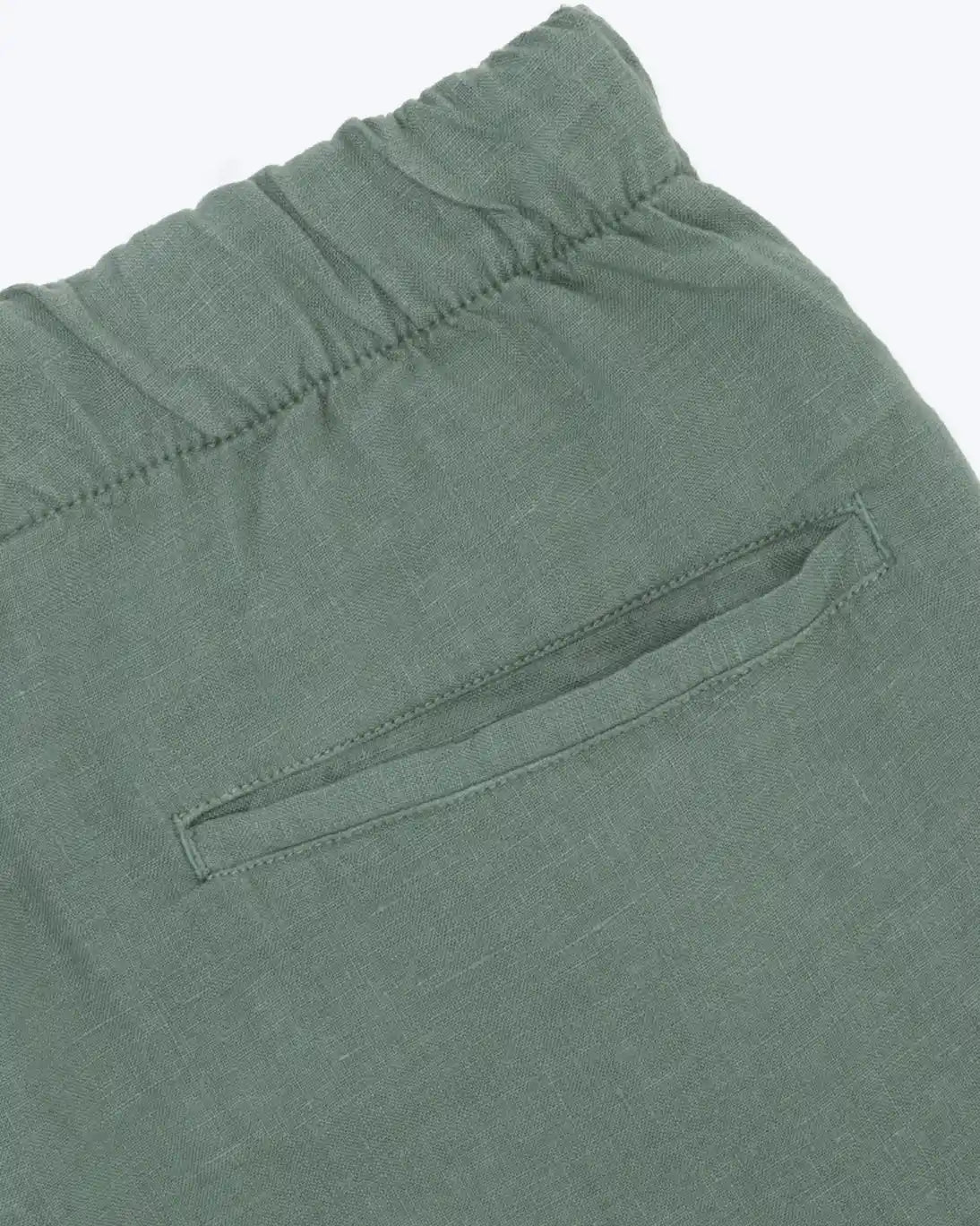 BERMUDAS DE LINO VERDE HARTFORD