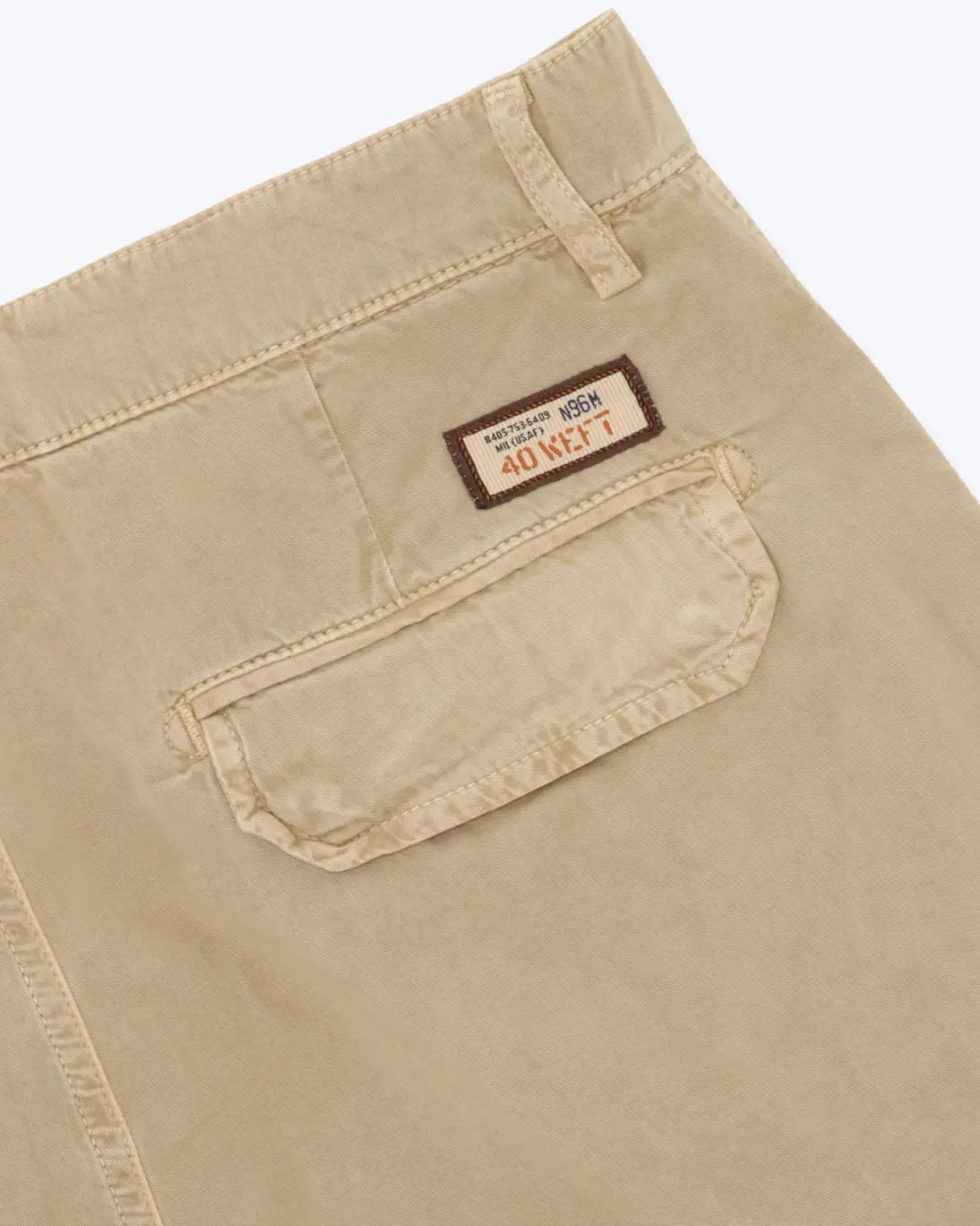 BERMUDAS TIPO CARGO BEIGE 40WEFT