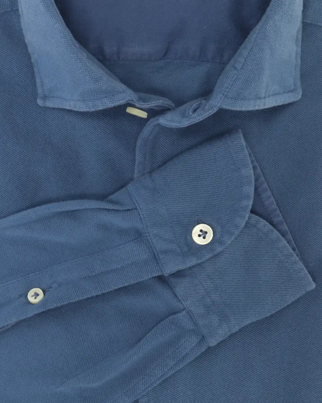 CAMISA DE PIQUÉ AZUL SONRISA