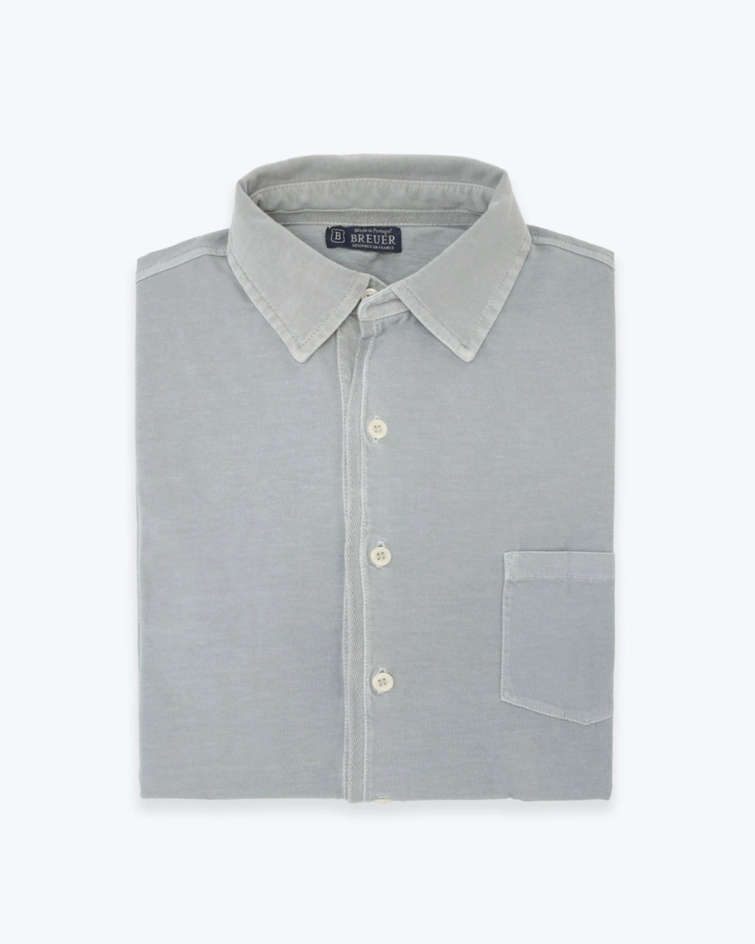 CHEMISE EN JERSEY GRIS BREUER