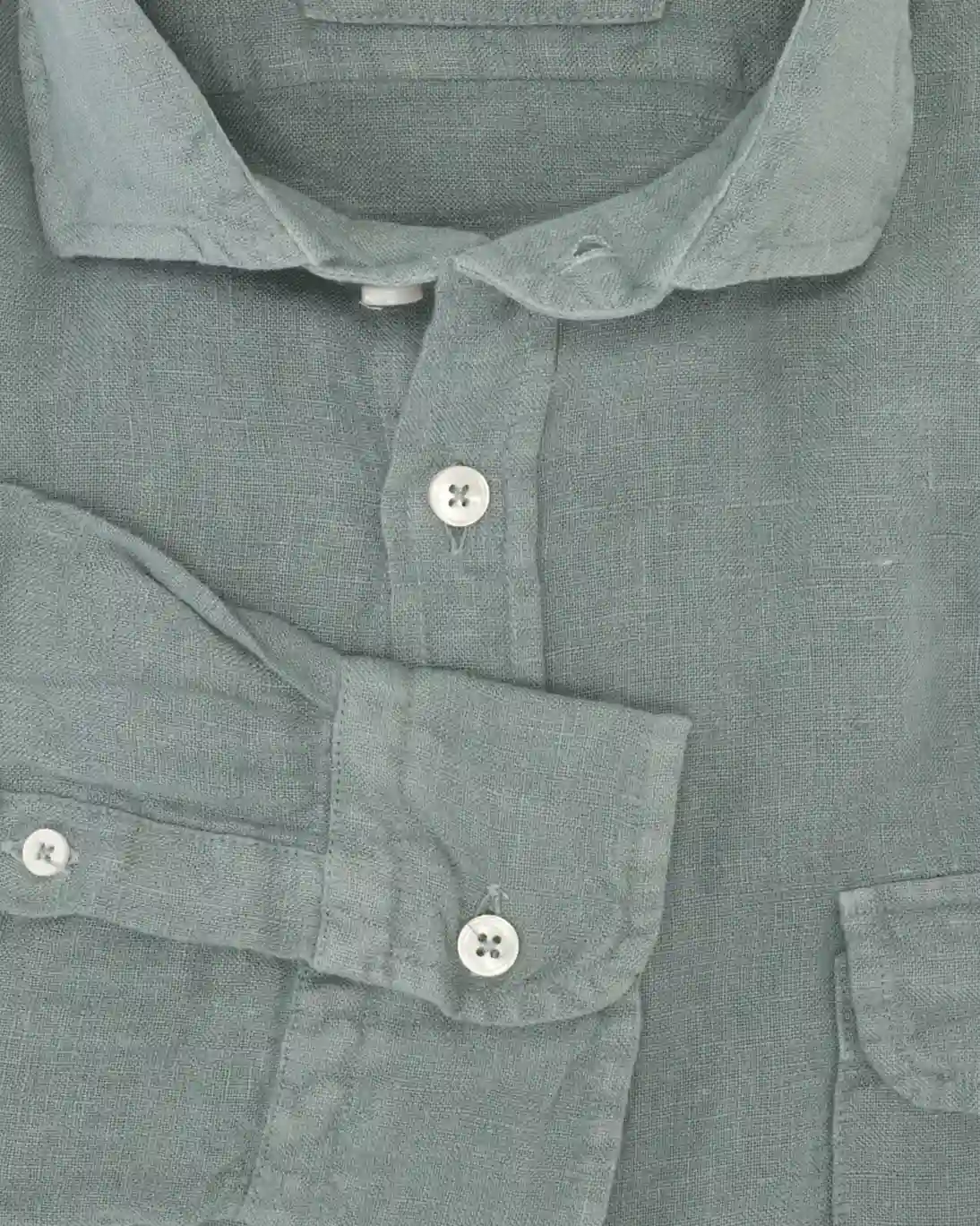 CHEMISE EN LIN VERTE TWAY