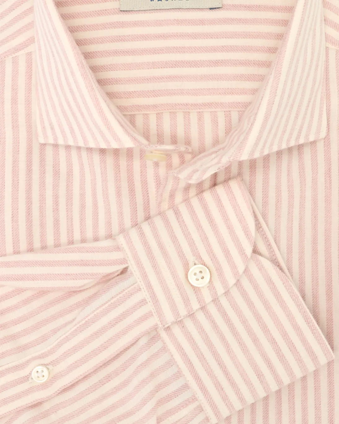 CAMISA DE RAYAS ROSAS Y BLANCAS GHIRARDELLI