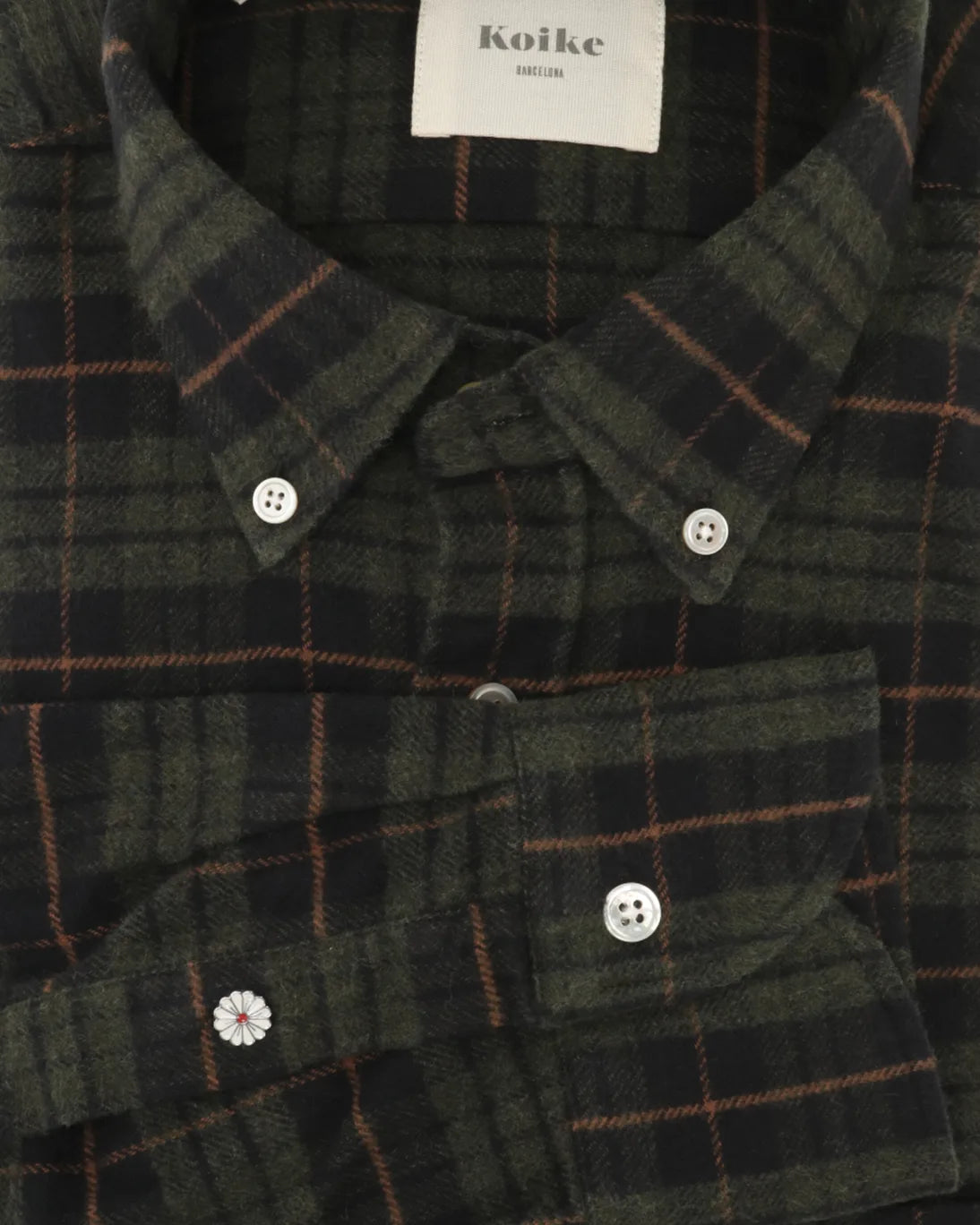CAMISA ESCOCESA CON CUELLO ABOTONADO KOIKE