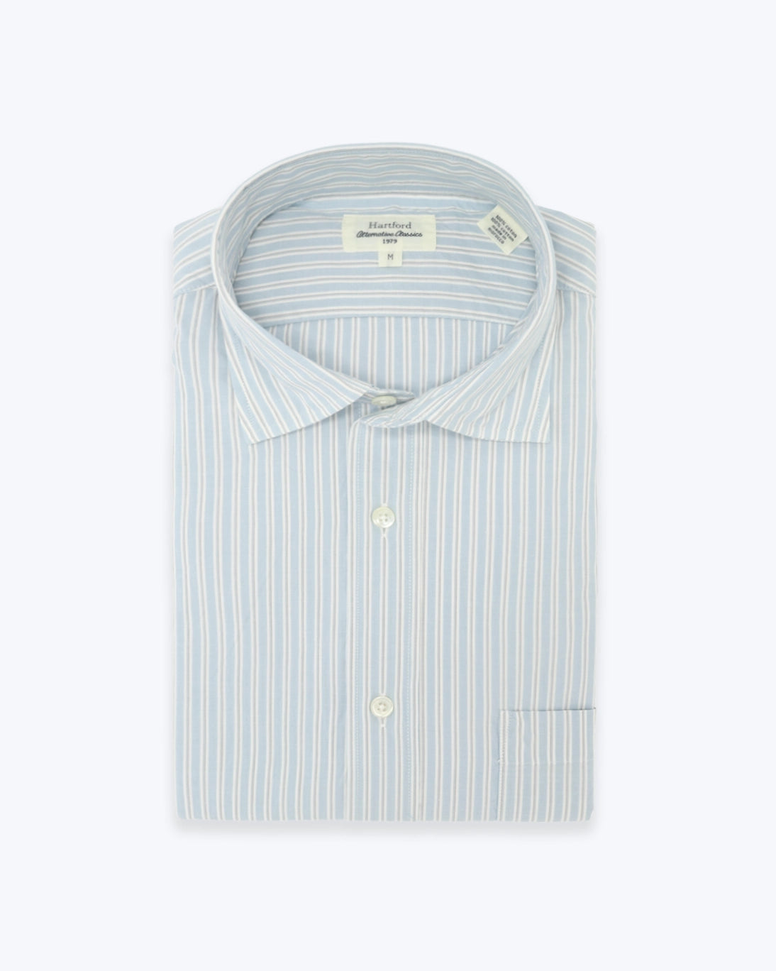 CAMISA DE RAYAS AZULES HARTFORD