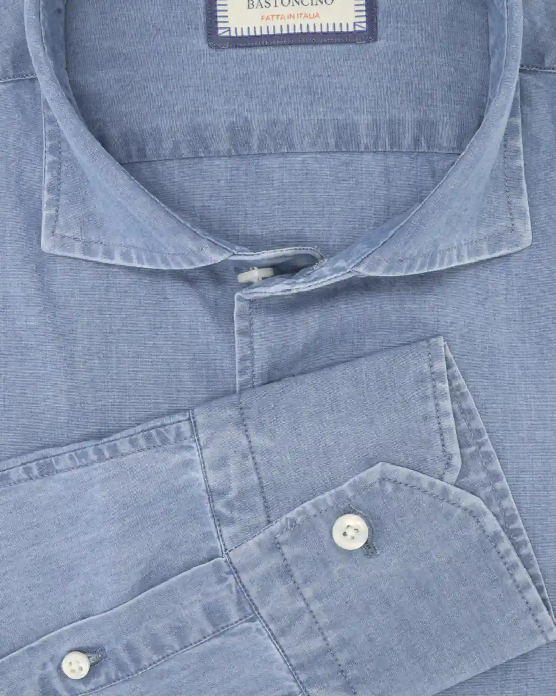 CAMISA DENIM CLARO BASTONCINO