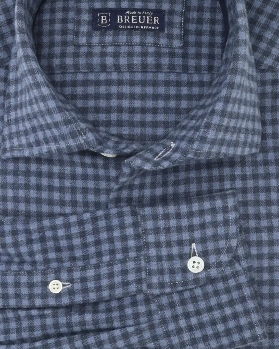CAMISA DE CUADROS AZUL BREUER