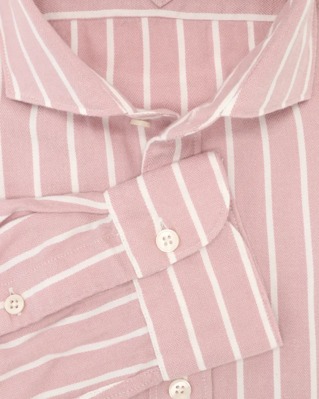 CAMISA ROSA CON RAYAS BLANCAS NEW ENGLAND