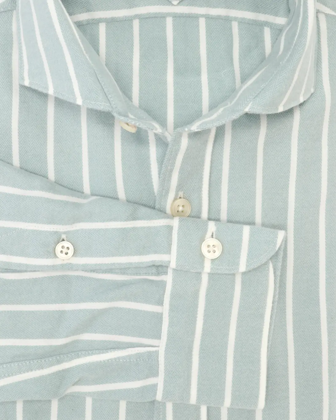 CAMISA RAYAS VERDE AGUA NEW ENGLAND