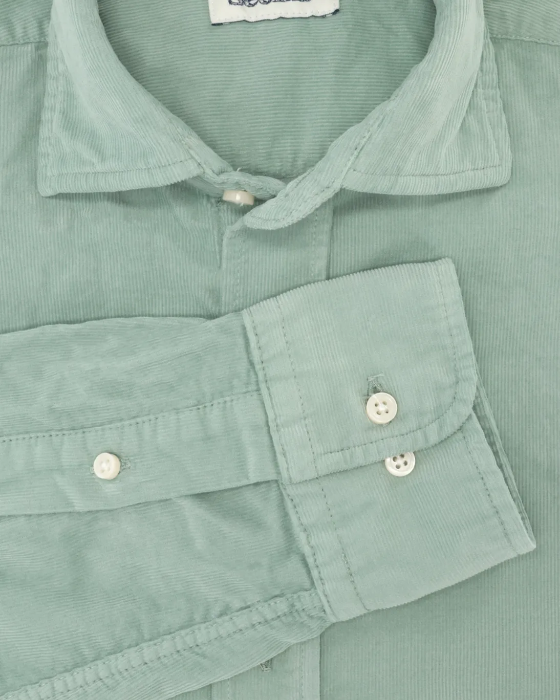 CAMISA DE MICROPANA VERDE CLARO SEEMS