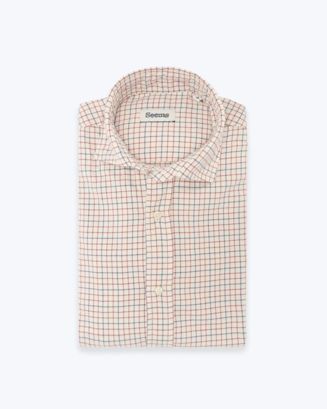 CAMISA DE CUADROS ROJOS Y AZULES SEEMS