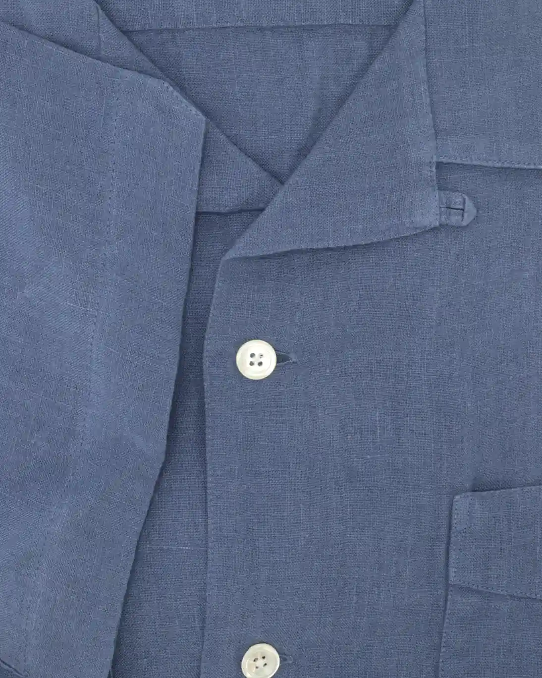 CAMISA DE MANGA CORTA LINO AZUL HARTFORD