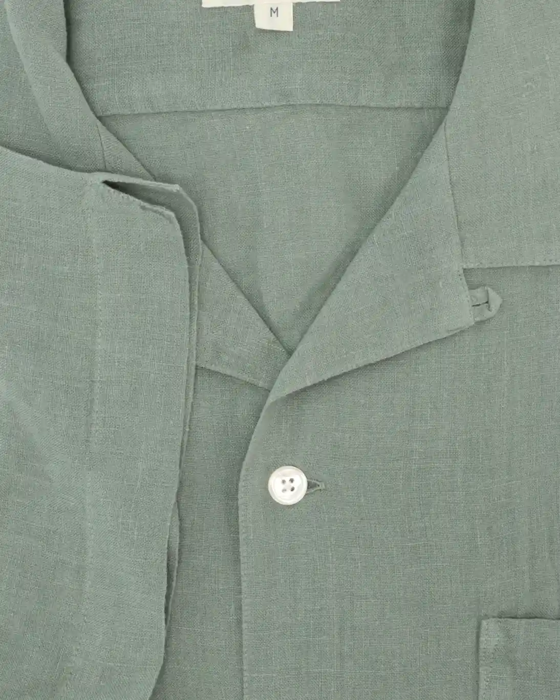 CAMISA DE MANGA CORTA LINO VERDE HARTFORD