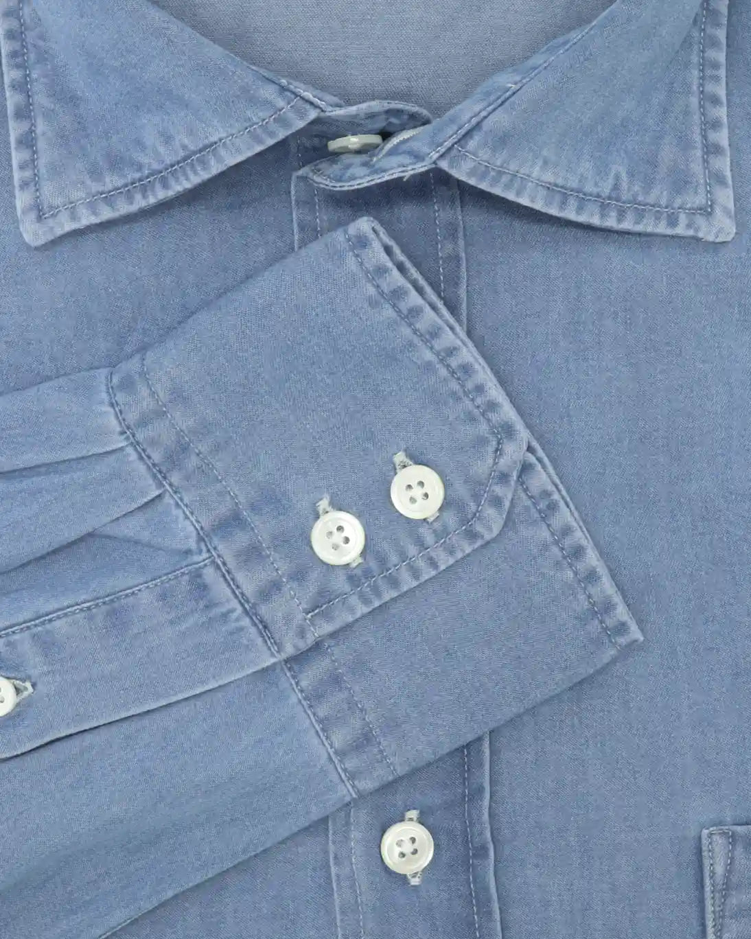 CAMISA DENIM CON BOLSILLO HARTFORD