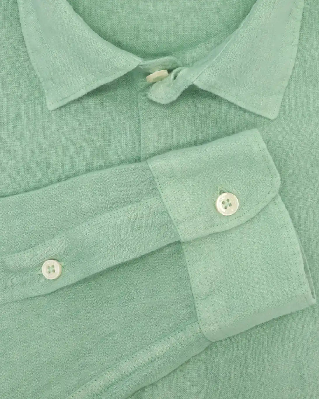 CAMISA DE LINO VERDE ALTEA