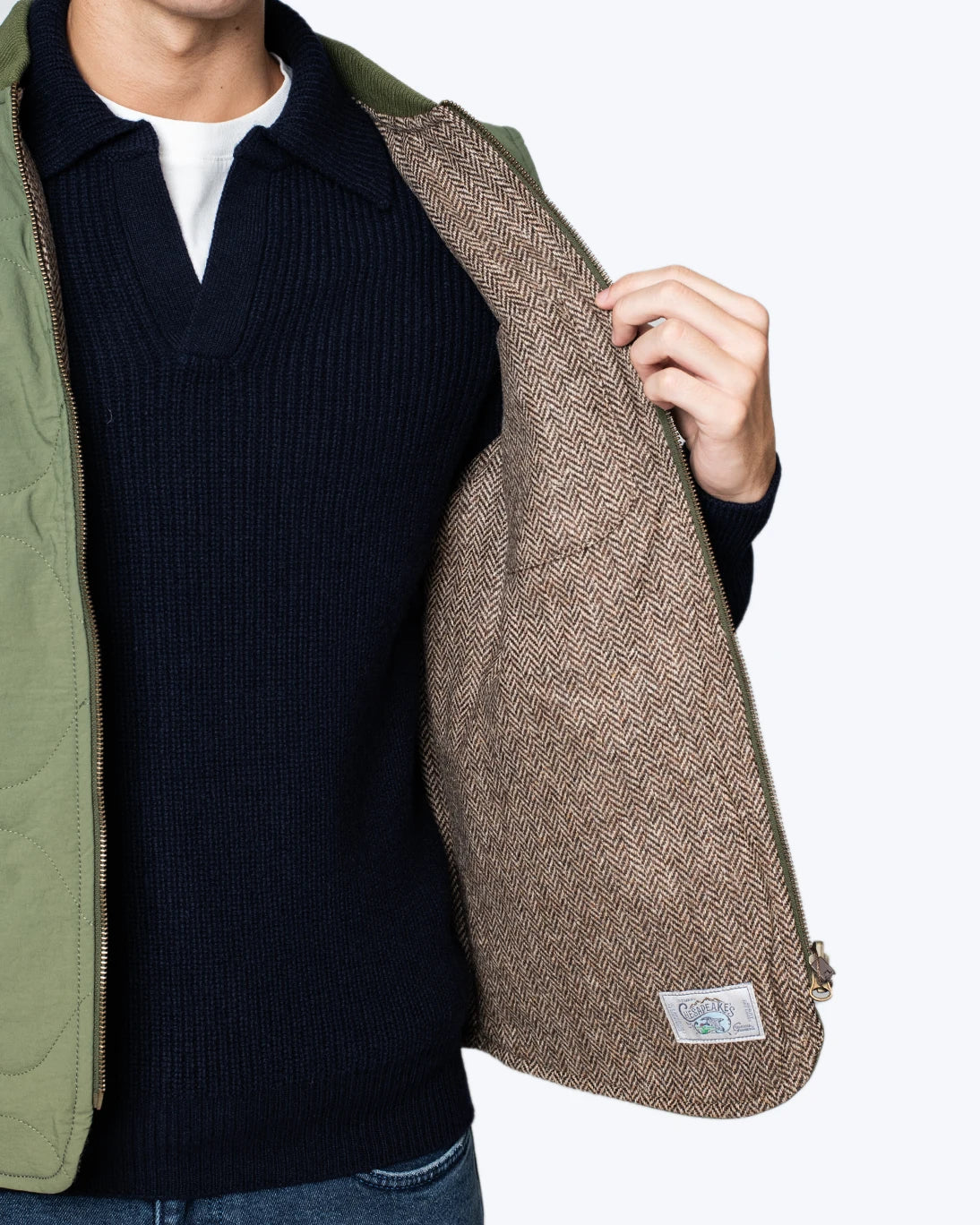 CHALECO REVERSIBLE VERDE CHESAPEAKE`S