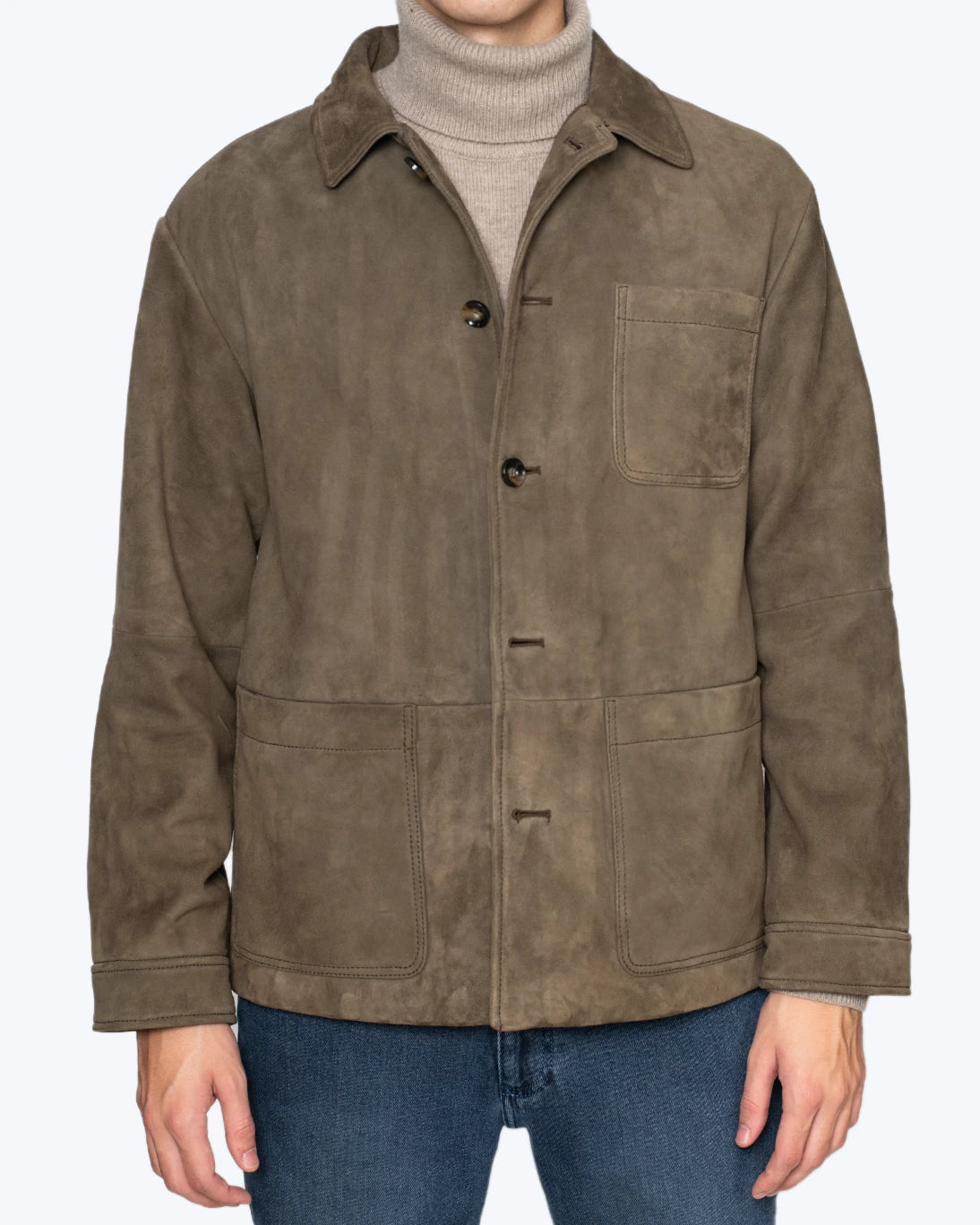 CAZADORA VERDE DE PIEL THE JACK LEATHERS