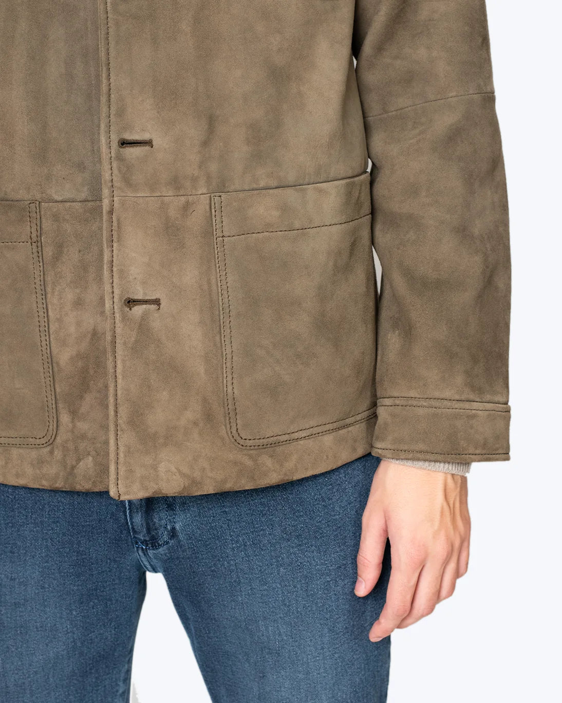 CAZADORA VERDE DE PIEL THE JACK LEATHERS