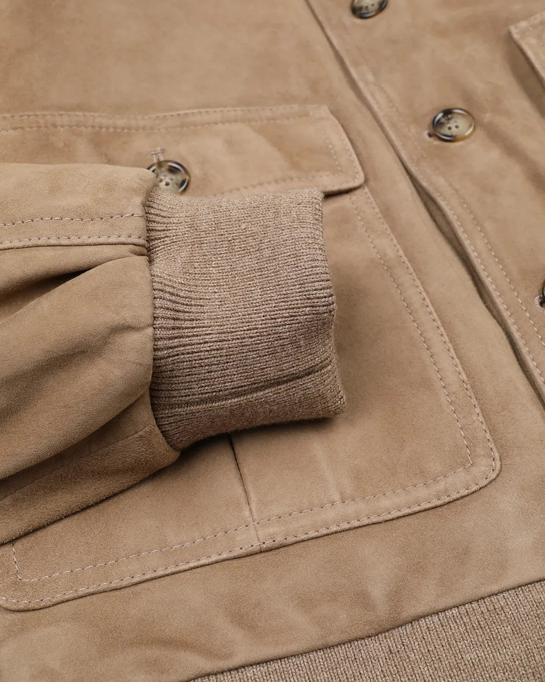 CAZADORA DE ANTE BEIGE VALSTAR
