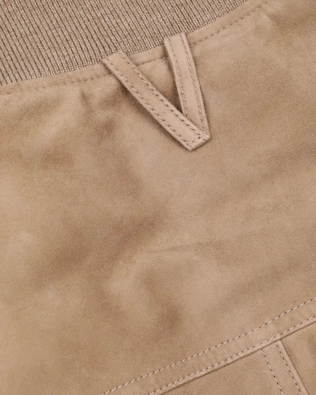 CAZADORA DE ANTE BEIGE VALSTAR