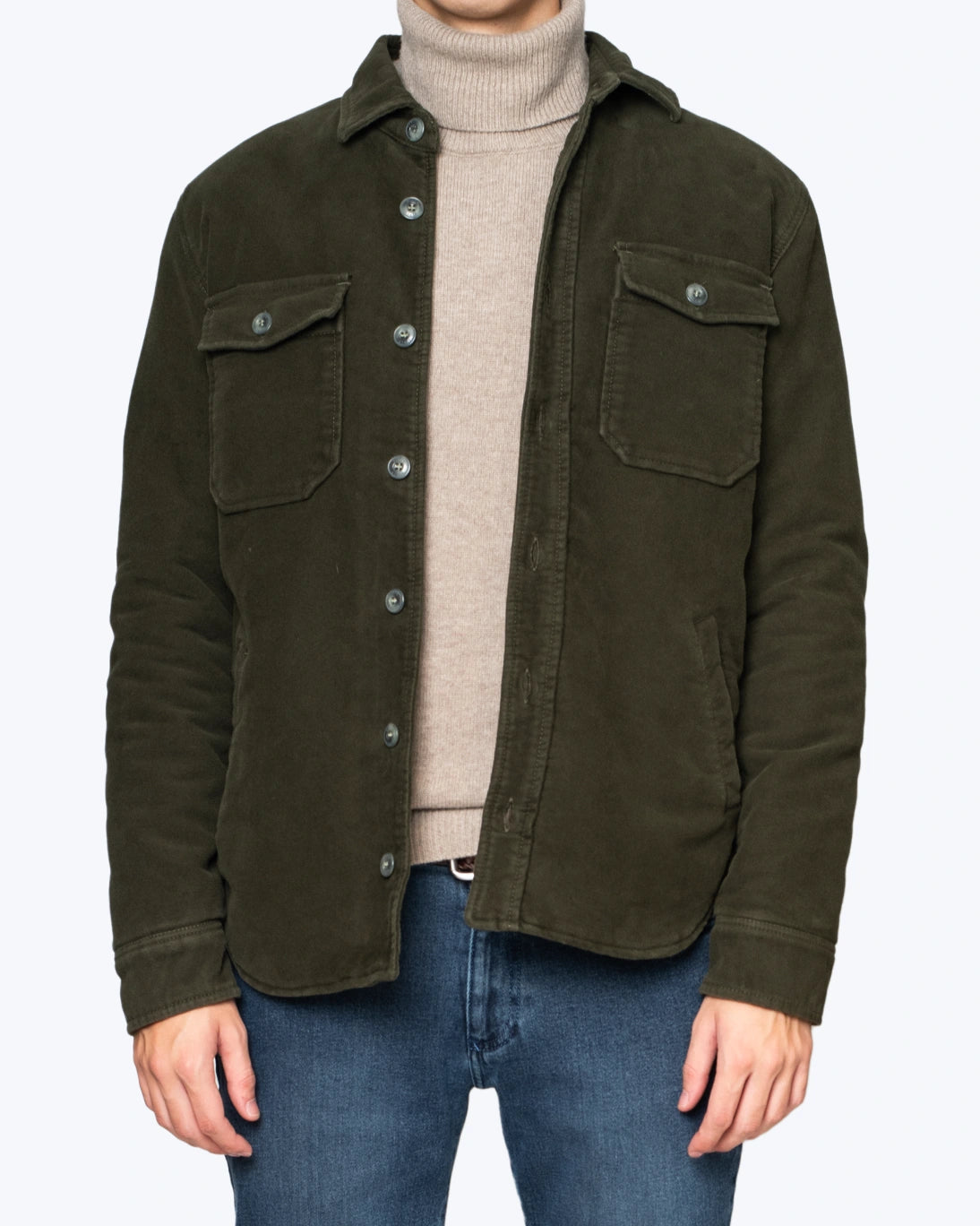 CAZADORA VERDE MOLESKINE BL´KER