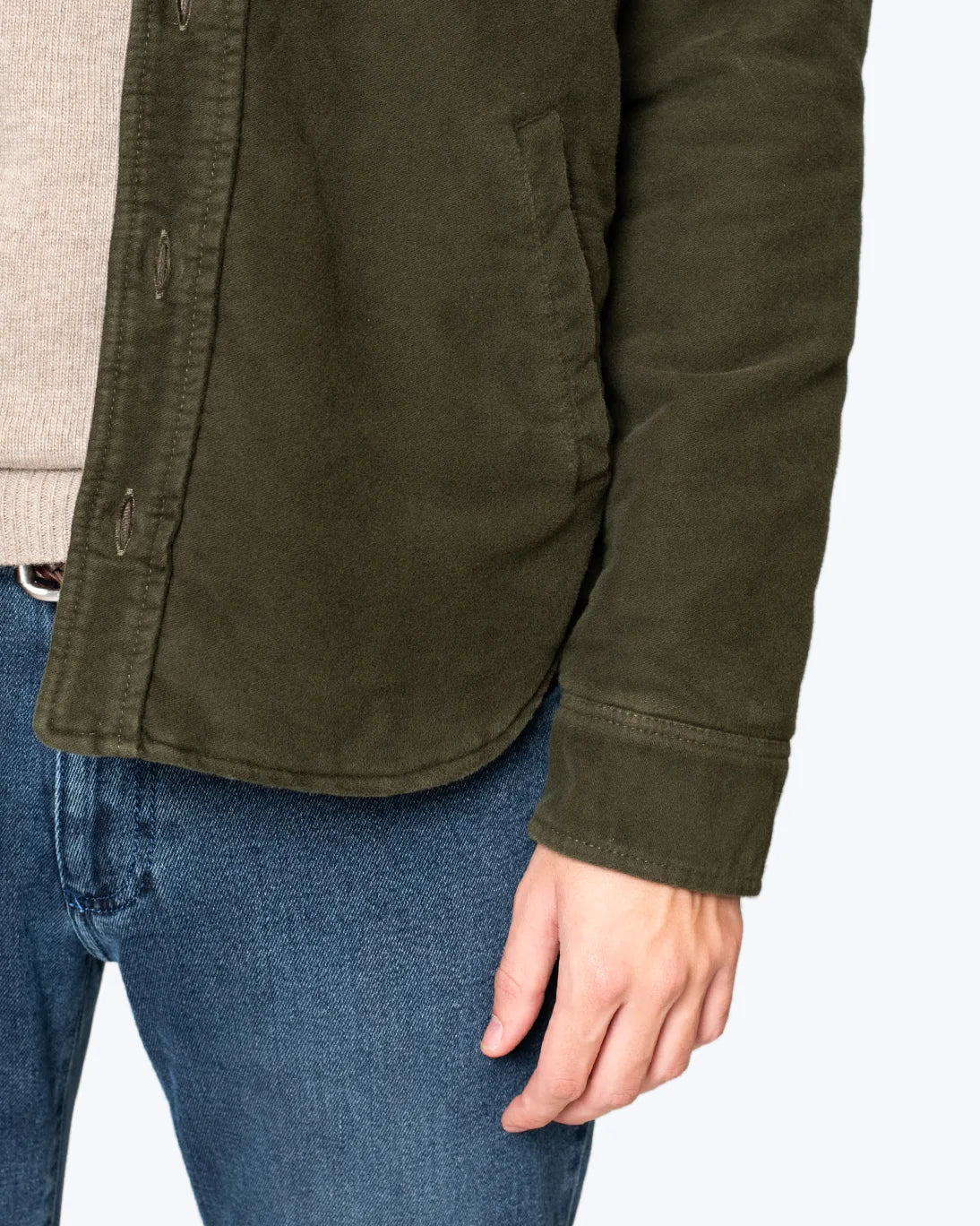 CAZADORA VERDE MOLESKINE BL´KER