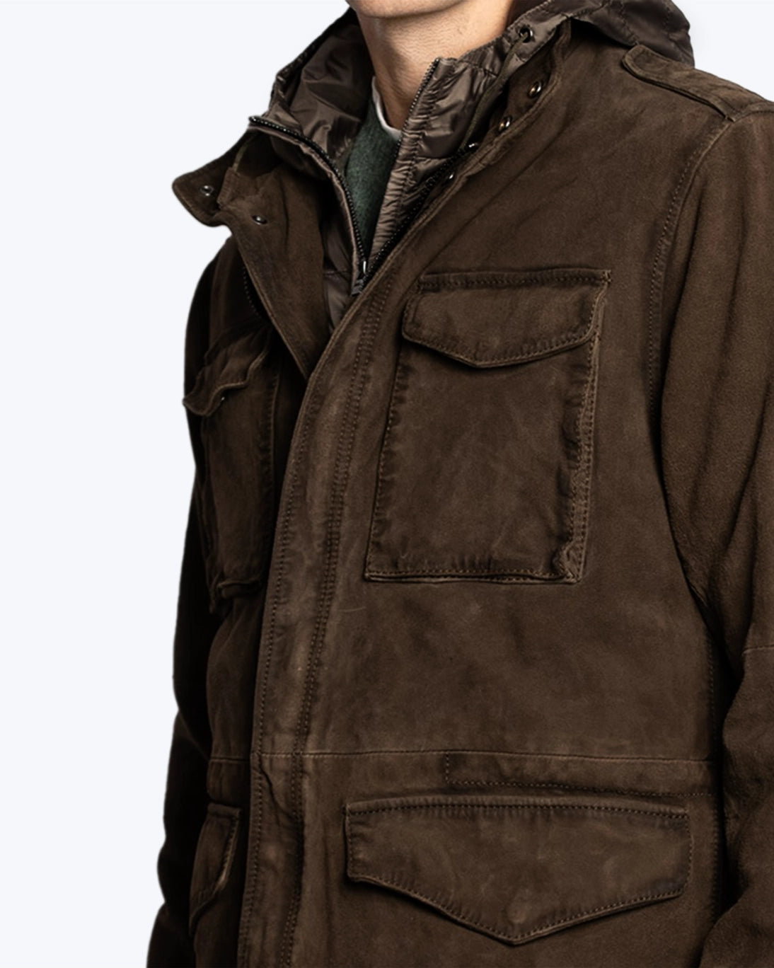 CAZADORA DE PIEL MARRÓN CON FORRO THE JACK LEATHERS