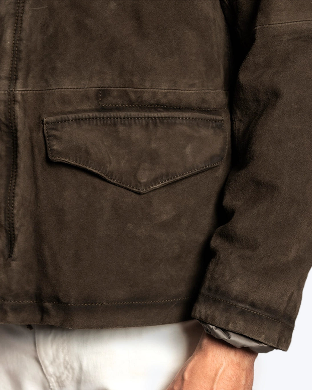 CAZADORA DE PIEL MARRÓN CON FORRO THE JACK LEATHERS