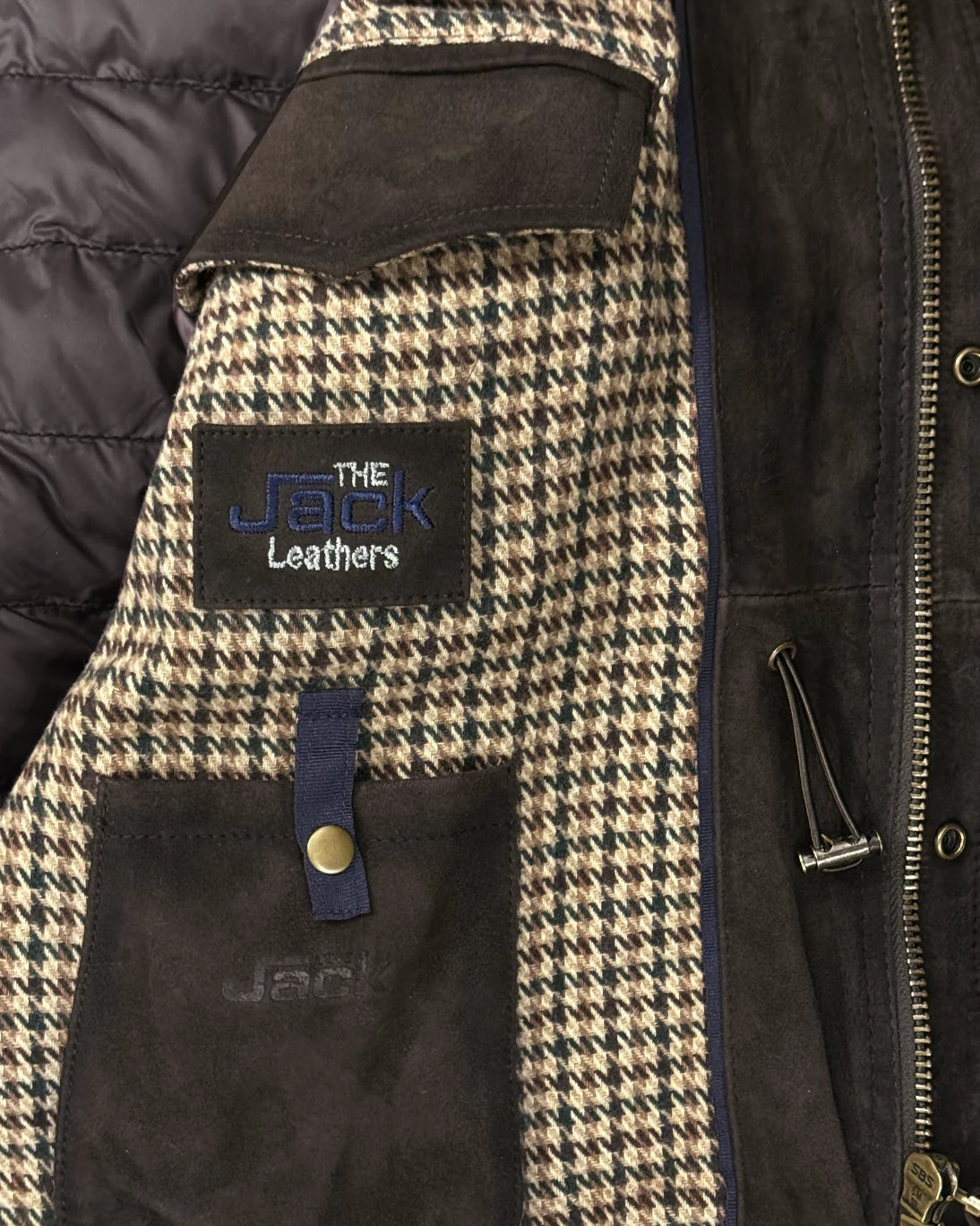 CAZADORA DE PIEL MARRÓN CON FORRO THE JACK LEATHERS