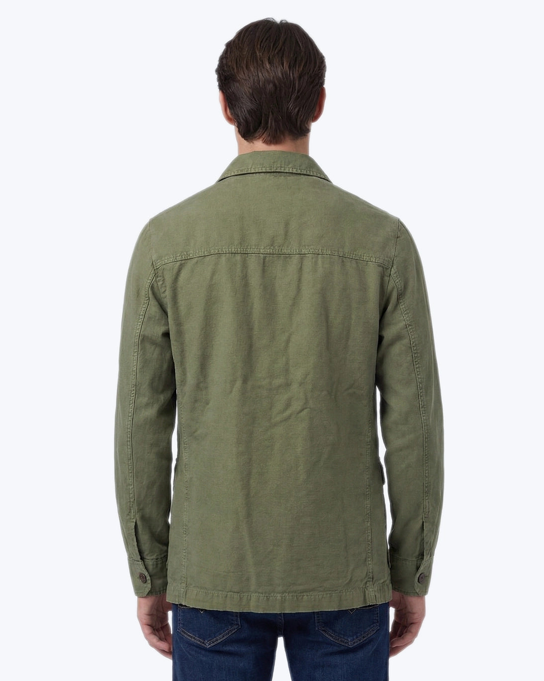 SAHARIANA VERDE CON LINO BL´KER