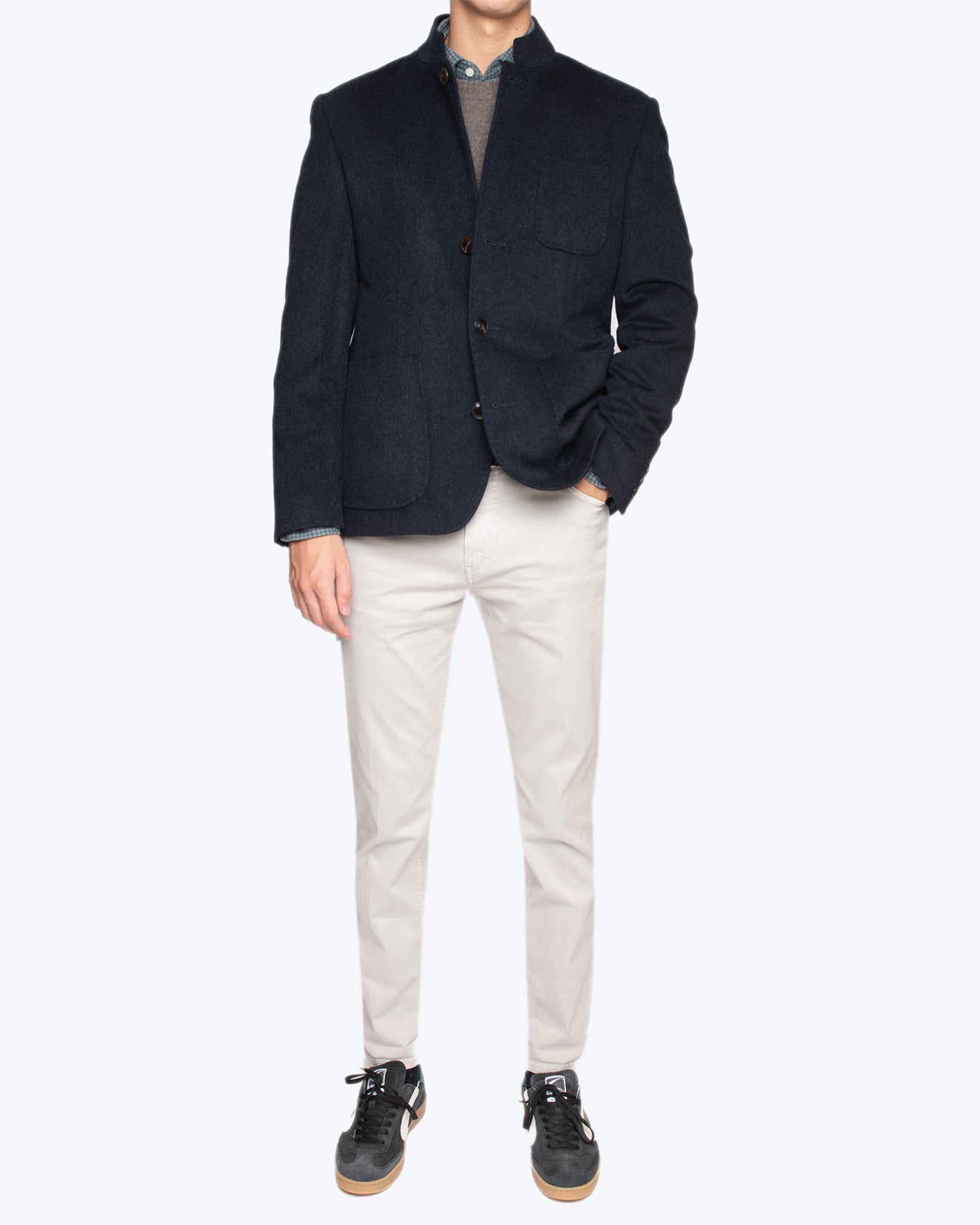 MAXIMILIAN MAO COLLAR BLAZER