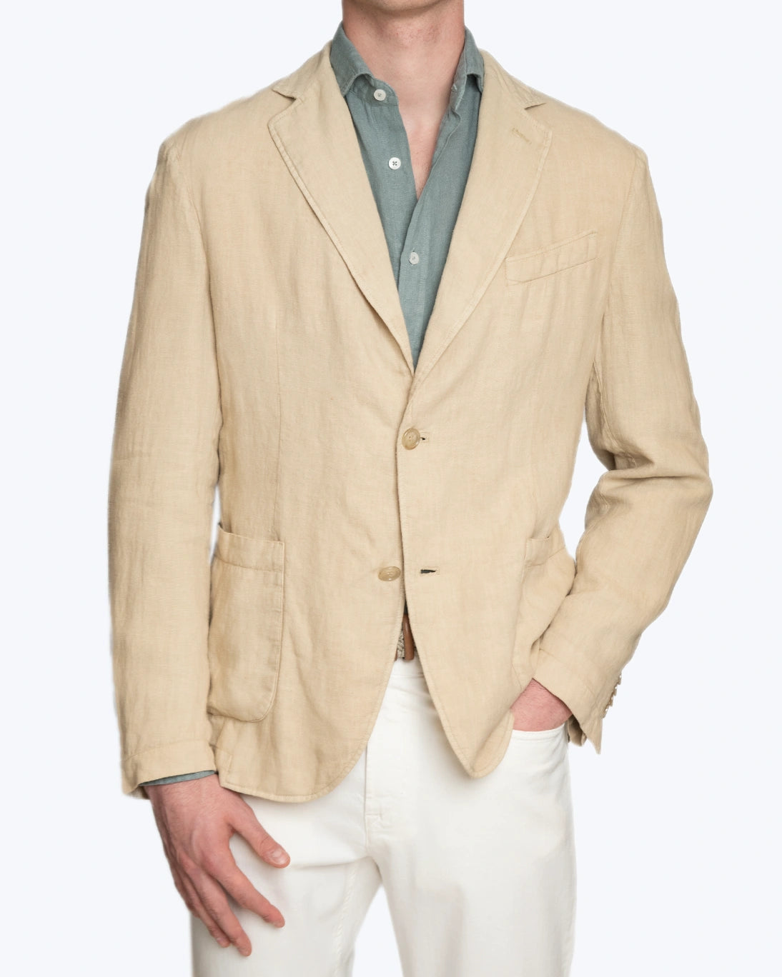 BLAZER DE LINO BEIGE SEVENTY