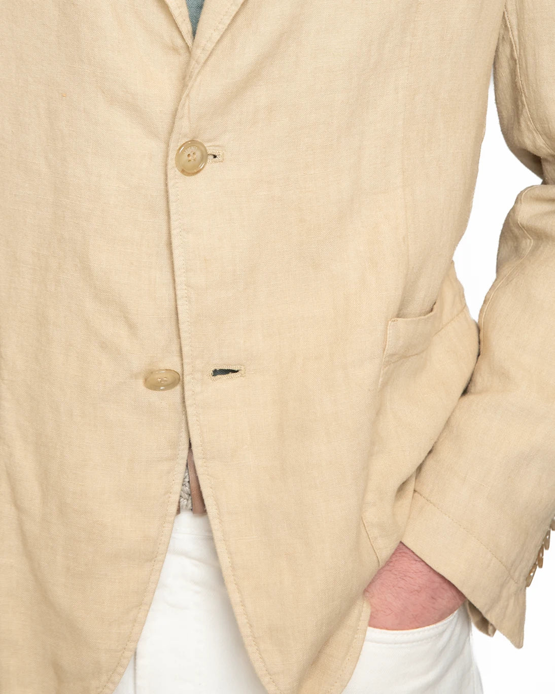 BLAZER DE LINO BEIGE SEVENTY