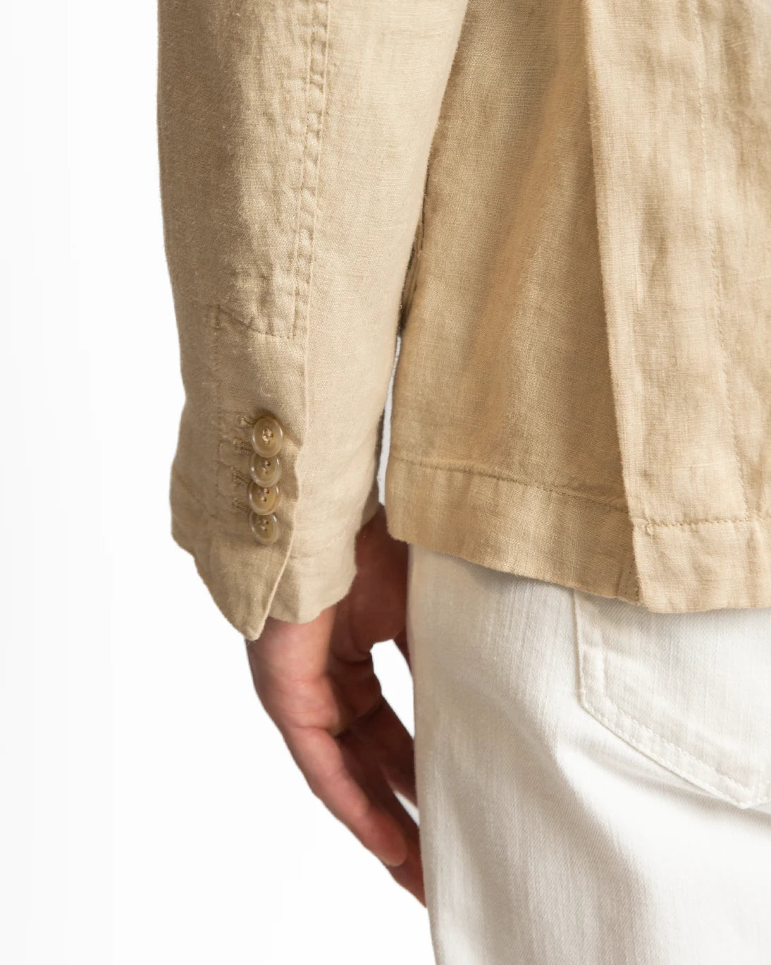 BLAZER DE LINO BEIGE SEVENTY